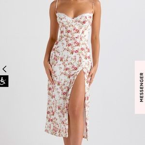 Red roses charlotte house of CB dress